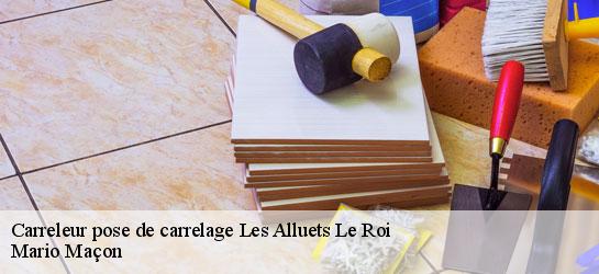 Carreleur pose de carrelage  78580