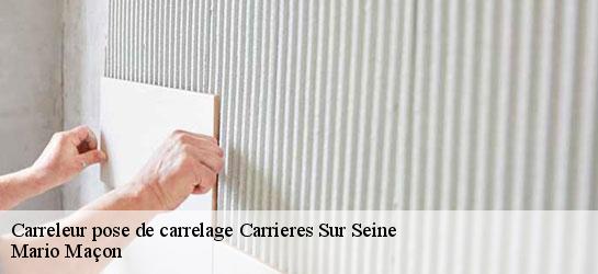 Carreleur pose de carrelage  78420