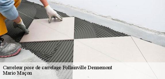 Carreleur pose de carrelage  follainville-dennemont-78520 Mario Maçon