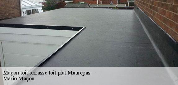 Maçon toit terrasse toit plat  maurepas-78310 Mario Maçon