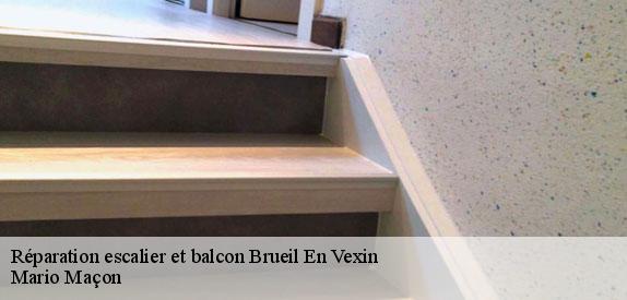 Réparation escalier et balcon  brueil-en-vexin-78440 Mario Maçon