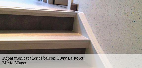Réparation escalier et balcon  civry-la-foret-78910 Mario Maçon
