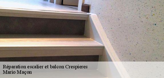 Réparation escalier et balcon  crespieres-78121 Mario Maçon