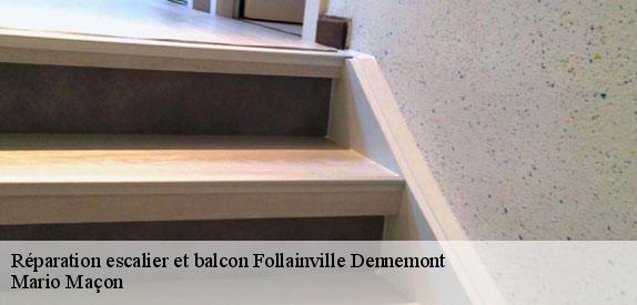 Réparation escalier et balcon  follainville-dennemont-78520 Mario Maçon