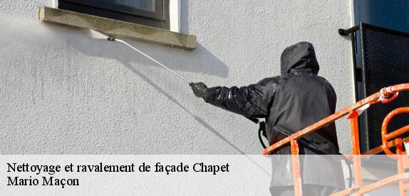Nettoyage et ravalement de façade  chapet-78130 Mario Maçon