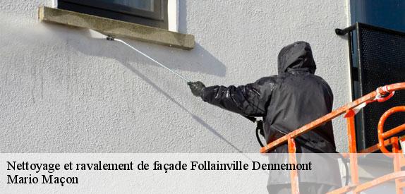 Nettoyage et ravalement de façade  follainville-dennemont-78520 Mario Maçon