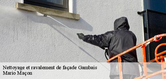 Nettoyage et ravalement de façade  gambais-78950 Mario Maçon